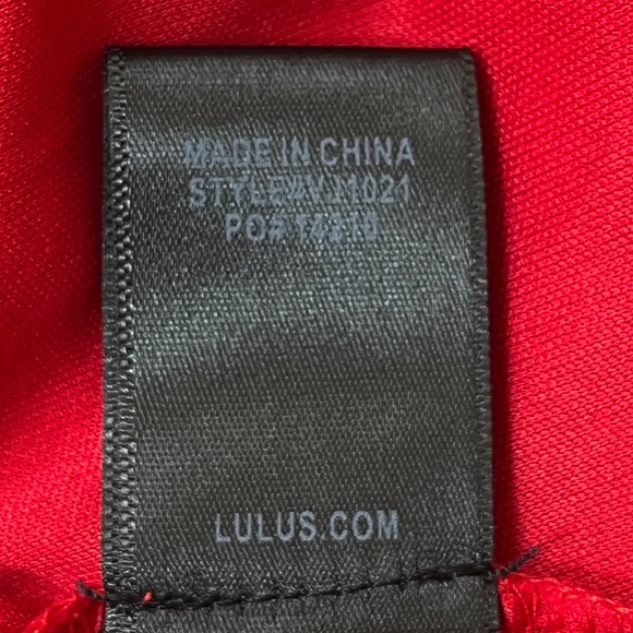 Lulu’’s Mamacita Halter Skater Mini Dress Red Size Small - Picture 7 of 13